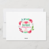 Personaliseer Mama Sorry Voor Je Andere Kinderen Feestdagenkaart (Achterkant)