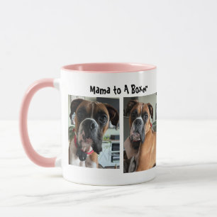 Personaliseer/ Mama Van Een Boxer Schattig Mok