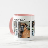Personaliseer/ Mama Van Een Boxer Schattig Mok (Voorkant links)