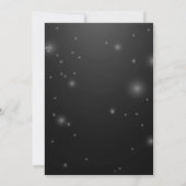 Personaliseer Masquerade Masker Turkoois Glitter S Kaart (Achterkant)