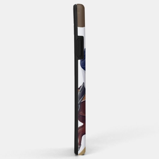 Personaliseer Meisje en Paardenspringen Abstract B Case-Mate iPhone Case (Achterkant/rechts)