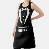 Personaliseer mening Grappig gekleed om grill chef Schort (Insitu)