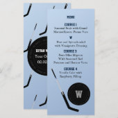 Personaliseer Menukaarten IJshockey thema Menu (Voorkant / Achterkant)