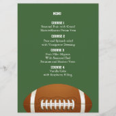 Personaliseer Menukaarten Sport Party football the Menu (Voorkant)