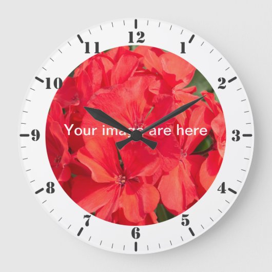 Personaliseer met de tellers van het uur en miniem grote klok (Voorkant)