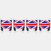 Personaliseer met een naam British National Flag Whisky Glas (Rechts)