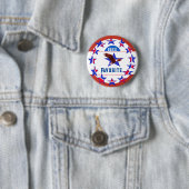 Personaliseer Met Favoriete Kandidaat - Stemmen Ronde Button 5,7 Cm (In situ)