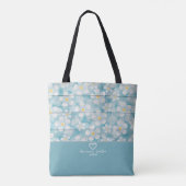 Personaliseer met je naam en stad deze ♥ Madeliefj Tote Bag (Achterkant)