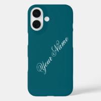 Personaliseer met Jouw naam Blauwgroen