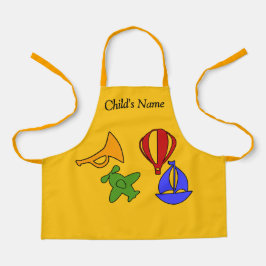Personaliseer met naam Speelgoed Collectie Kinder Schort