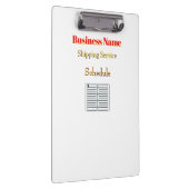 Personaliseer met naam Verzendservice Wit Klembord (Rechts)