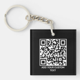 Personaliseer met QR Code voor een Modern Touch Sleutelhanger