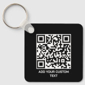 Personaliseer met QR Code voor een Modern Touch Sleutelhanger (Voorkant)