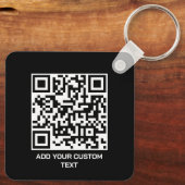 Personaliseer met QR Code voor een Modern Touch Sleutelhanger (Achterkant)