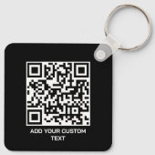 Personaliseer met QR Code voor een Modern Touch Sleutelhanger (Achterkant)