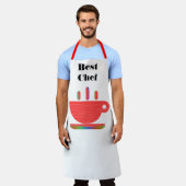 Personaliseer met uw foto Beste Chef Schort (Gedragen)