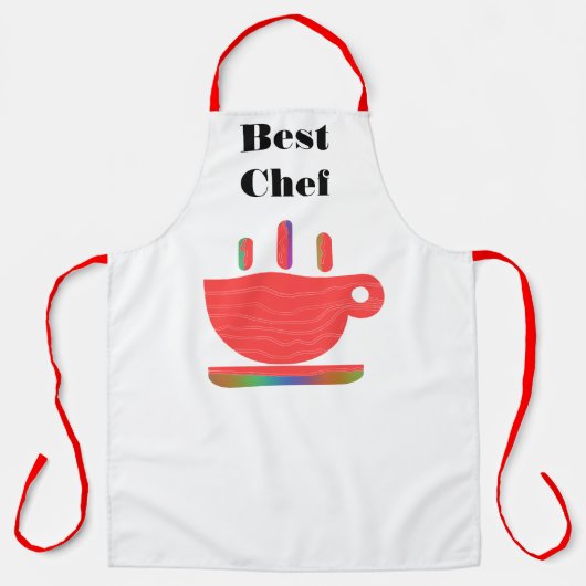Personaliseer met uw foto Beste Chef Schort (Voorkant)