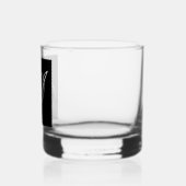 Personaliseer met uw Initiaal Whisky Glas (Links)