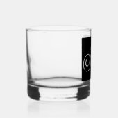 Personaliseer met uw Initiaal Whisky Glas (Rechts)
