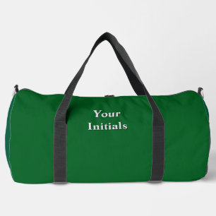 Personaliseer met uw initialen groen plunjezak