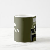 Personaliseer militaire veteraan landvoertuig koffiemok (Center)