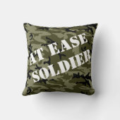 Personaliseer militaire veteraan  landvoertuig kussen (Achterkant)