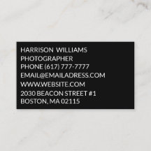 Personaliseer minimalistisch elegant zwart