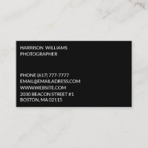 Personaliseer minimalistisch elegant zwart