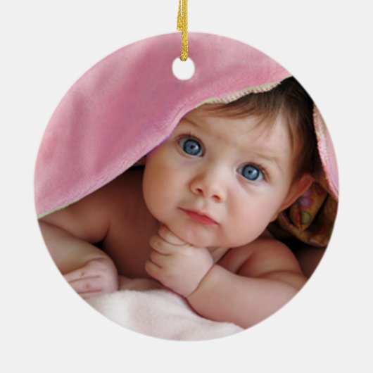 Personaliseer Modern Fox Woodland Pattern Keramisch Ornament (Achterkant)