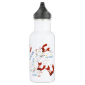 Personaliseer Modern Fox Woodland Pattern Waterfles (Rechts)