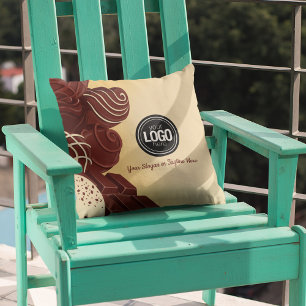 Personaliseer moderne chocoladezaken kussen