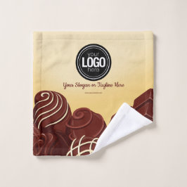 Personaliseer moderne chocoladezaken washandje