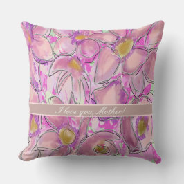 Personaliseer Moderne Mooie Daggedachte van Moeder Kussen