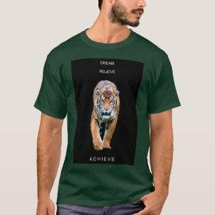 Personaliseer Moderne Motivatie Sjabloon met elega T-shirt