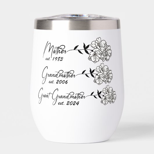 Personaliseer moeder, grootmoeder, overgrootmoeder (Voorkant)