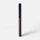 Personaliseer Monogram Amerikaanse vlag Metallic M Samsung Galaxy Hoesje (Linkerkant)