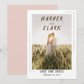 Personaliseer Mooie & Glanzende Trouw Uitnodiging (Voorkant / Achterkant)