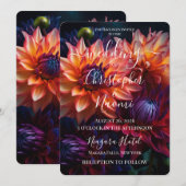 PERSONALISEER: Mooie Levendige Bloemen Kaart (Voorkant / Achterkant)