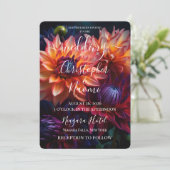 PERSONALISEER: Mooie Levendige Bloemen Kaart (Staand voorkant)