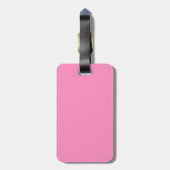 Personaliseer | Mooie Roze Olifant Bagage Label (Achterkant verticaal)