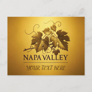Personaliseer mooie uitnodiging Napa Valley
