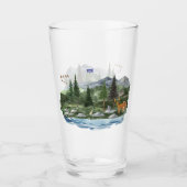 Personaliseer Mountain High Wildlife Glas (Voorkant)