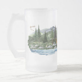 Personaliseer Mountain High Wildlife Matglas Bierpul