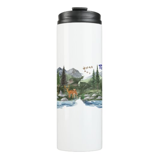 Personaliseer Mountain High Wildlife Thermosbeker (Voorkant)