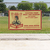 Personaliseer Muay Thai Martial Arts School Groot Spandoek (Insitu)