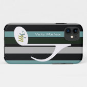 Personaliseer muzieknotstrepen Case-Mate iPhone case (Achterkant (horizontaal))