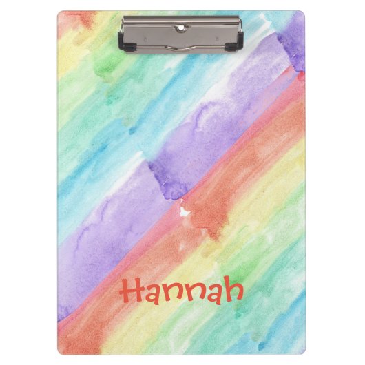 Personaliseer naadloze Waterverf Klembord (Voorkant)