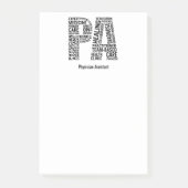 Personaliseer Naam Artsenassistent PA Post-it® Notes (Voorkant)