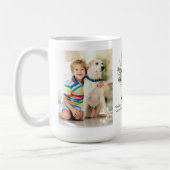 Personaliseer Naam Bloem Bloem Granma Gift Combo Koffiemok (Links)