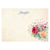 Personaliseer Naam Bouquet van Bloemen Post-it® Notes